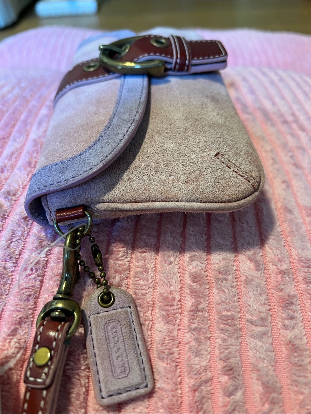 Coach Y2K SoHo Suede Wristlet - Picture 7 of 16